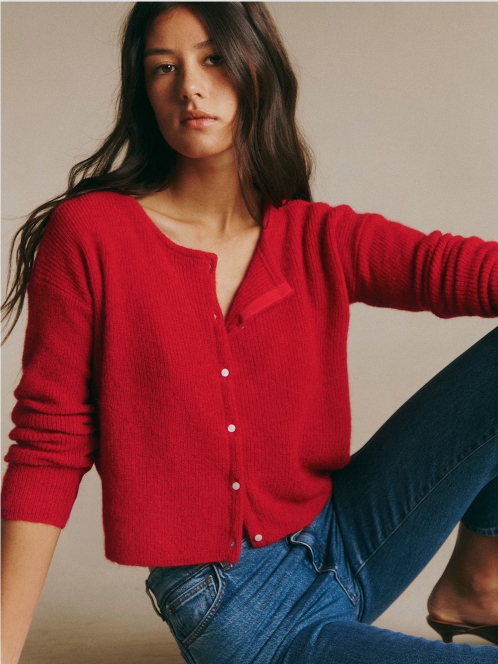 SÉZANE GASPARD CROP CARDIGAN